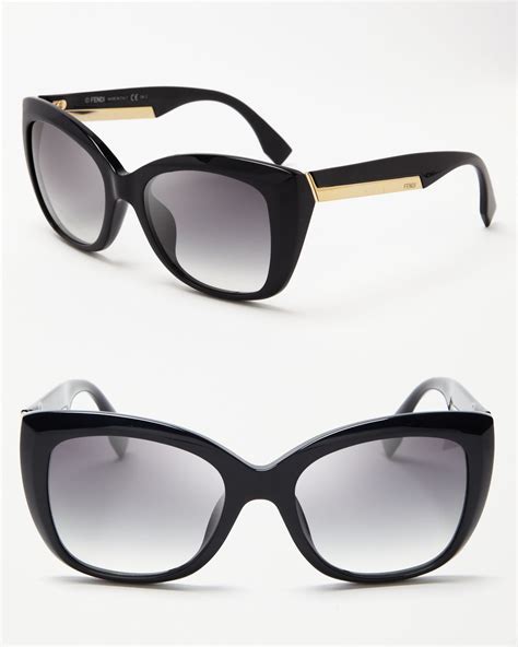 oversized fendi sunglasses|Fendi sunglasses frames cat eye.